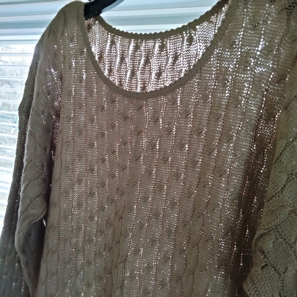 Silk Sweater Carmel Gold